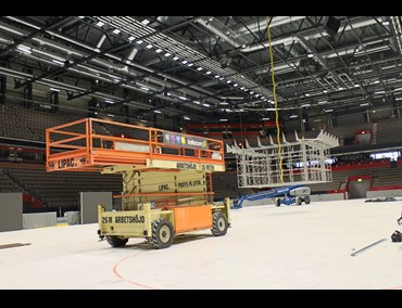 Ny LED-belysning för upplevelser i Saab Arena